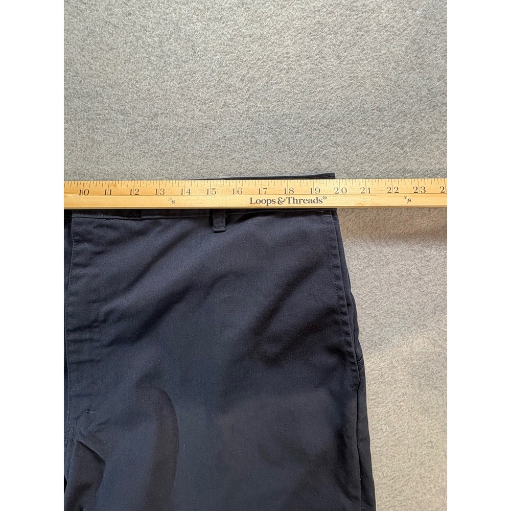Genuine Dickies Mens Navy Blue Work Shorts Utility Cargo Pockets Size 40